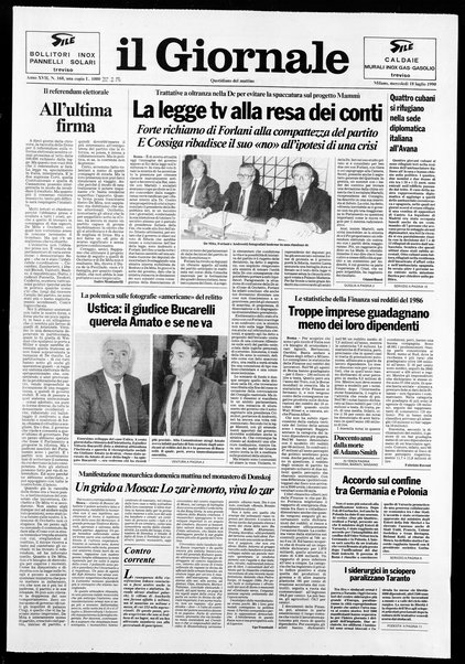 Il giornale : quotidiano del mattino